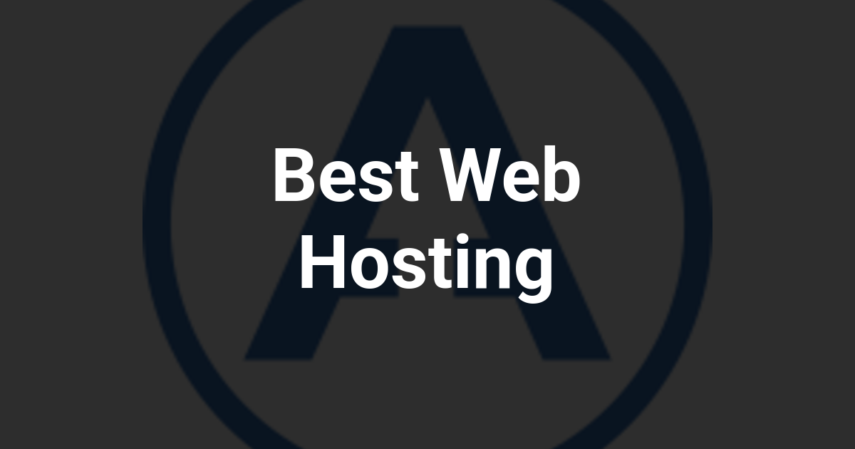 Best Web Hosting