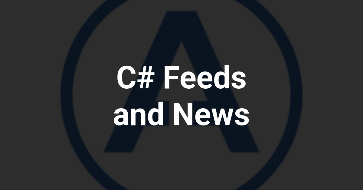 C# Feeds and News