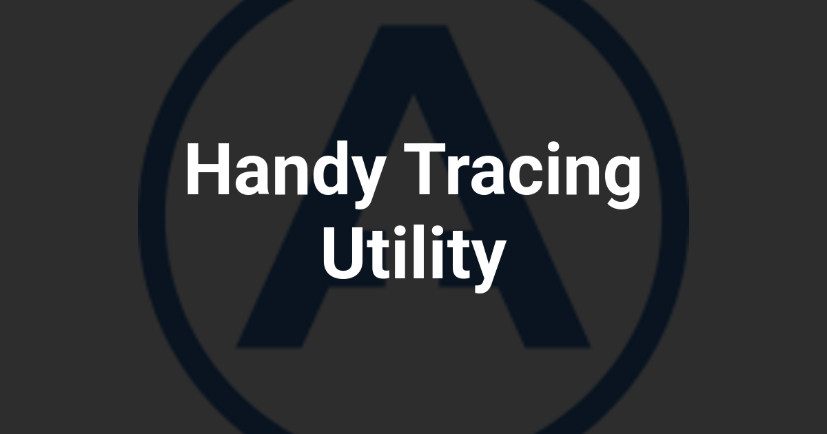 Handy Tracing Utility
