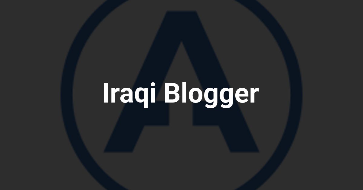Iraqi Blogger