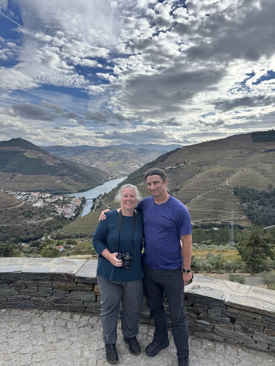 Michelle and Steve In the Duoro River valley