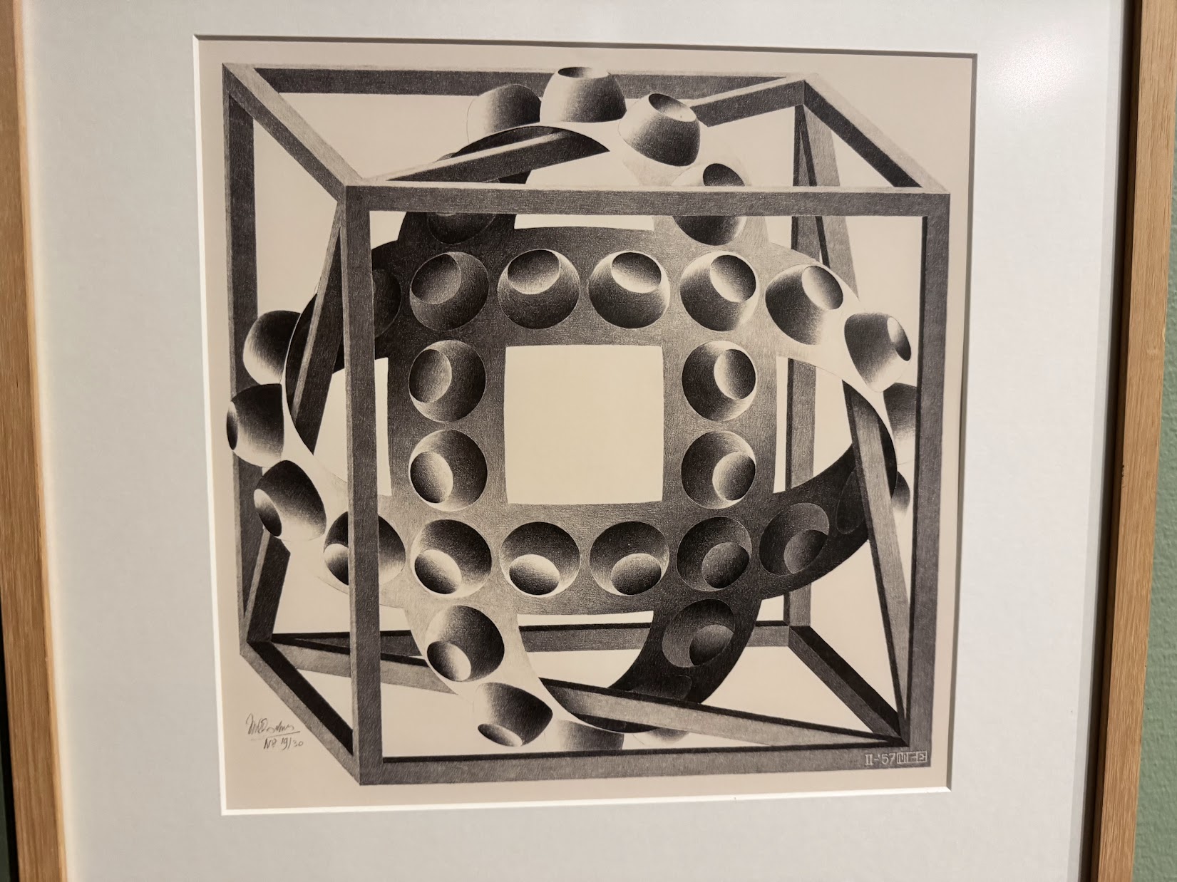 At the MC Escher Museum