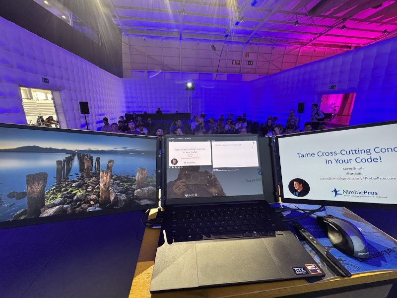 View from my talk on Tame Cross-Cutting Concerns in Your Code at Azure Dev Summit 2025