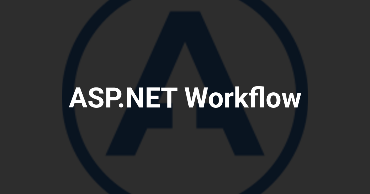ASP.NET Workflow