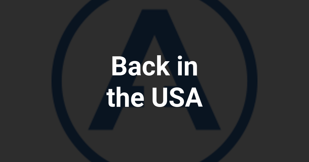 Back in the USA