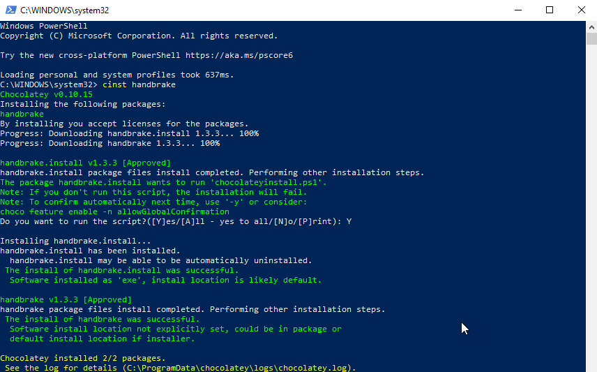 install handbrake