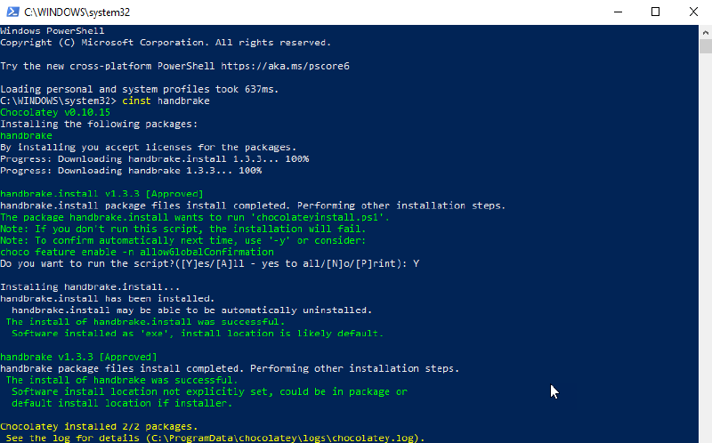 install handbrake