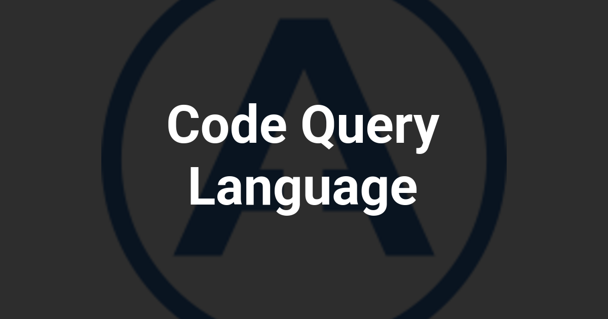 Code Query Language