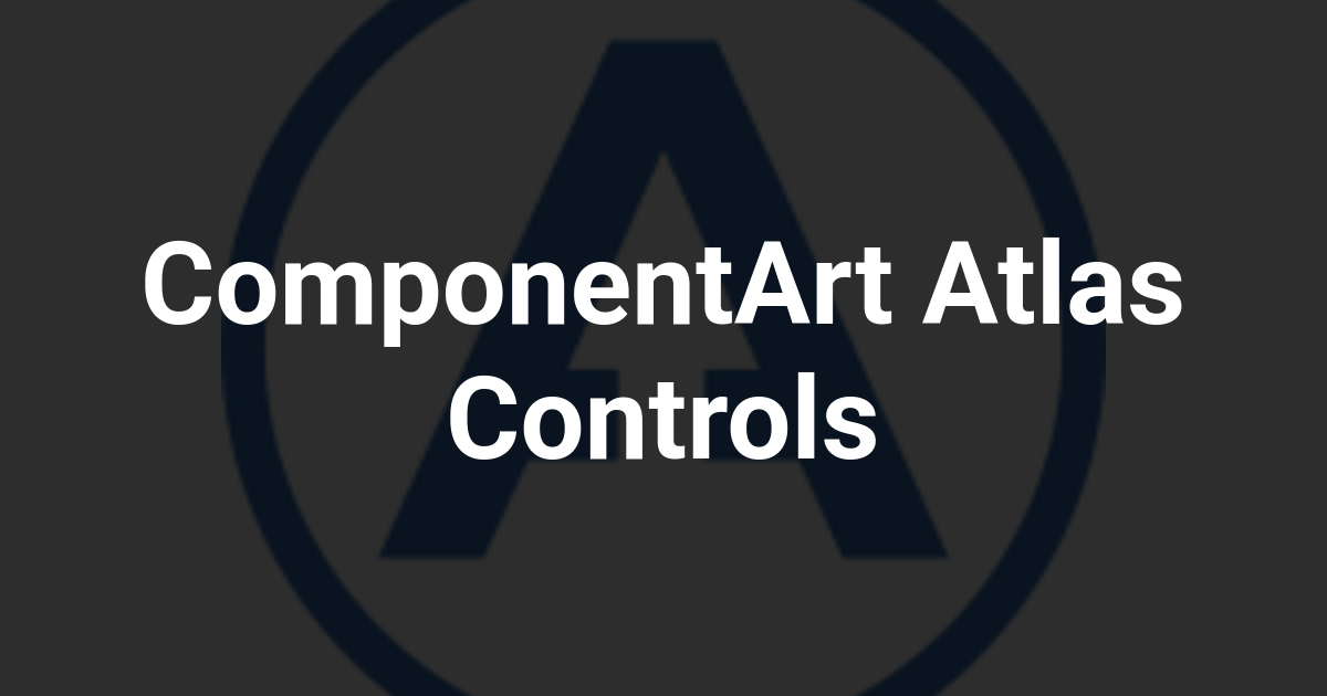 ComponentArt Atlas Controls
