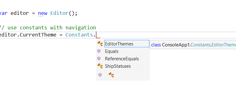 Group Your Constants and Enums