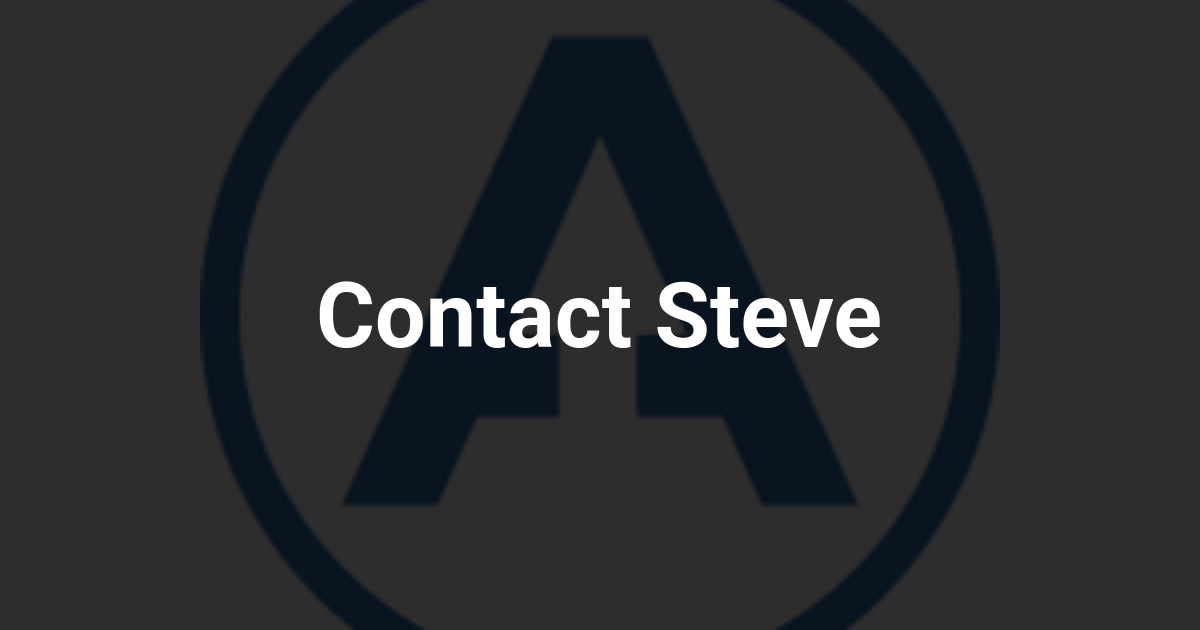 Contact Steve