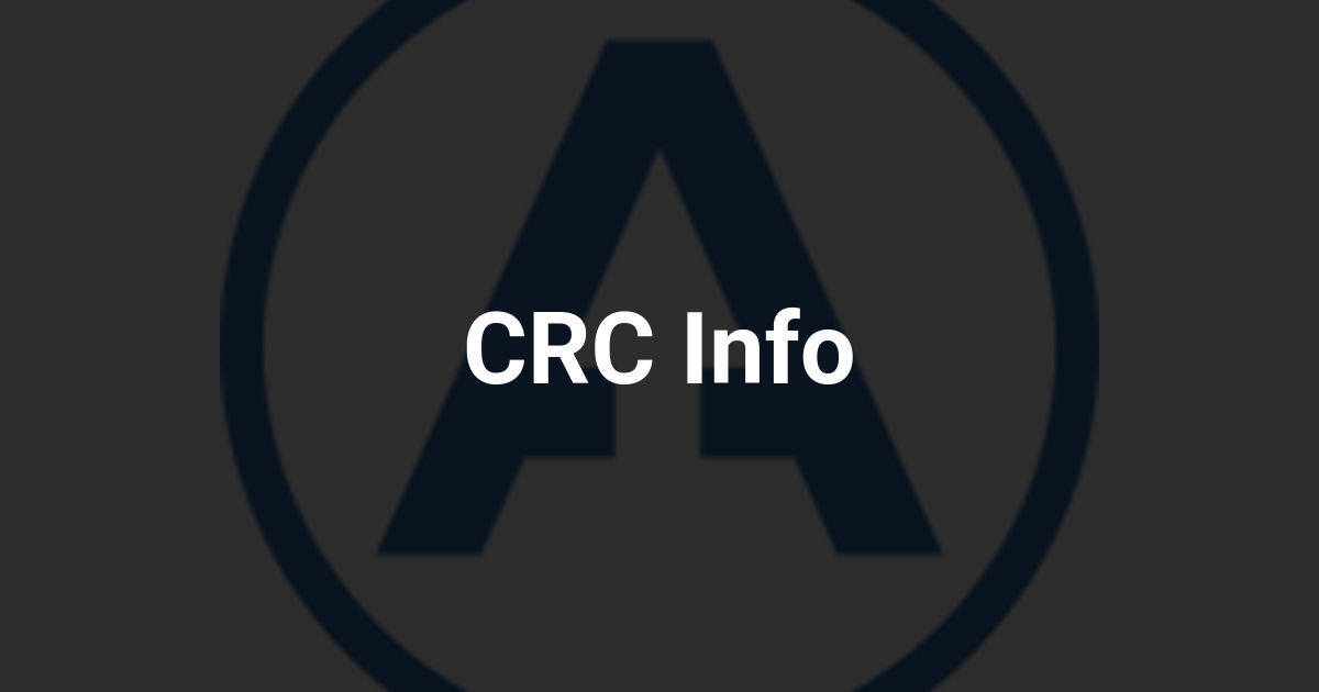 CRC Info