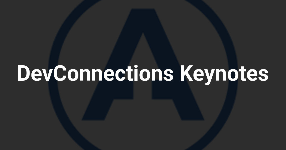DevConnections Keynotes
