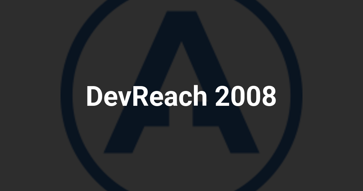 DevReach 2008
