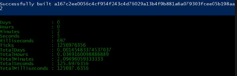 docker build time 4