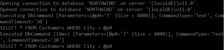 Entity Framework Core String Interpolation FromSQL