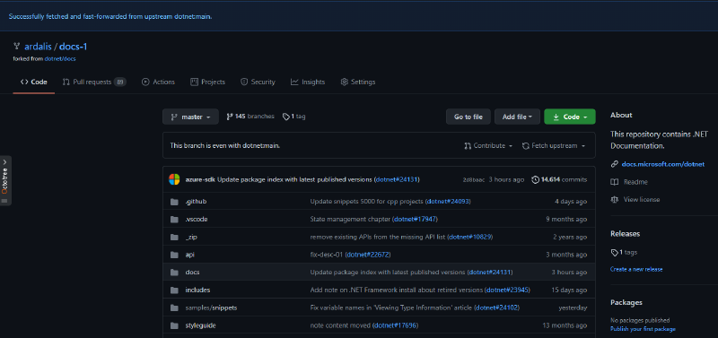 GitHub Fetch Upstream confirm