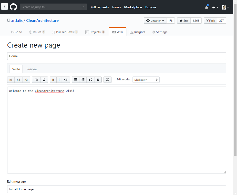 GitHub Wiki Editor