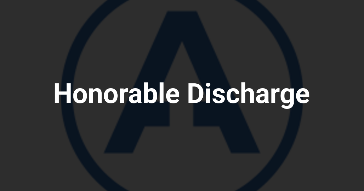 Honorable Discharge