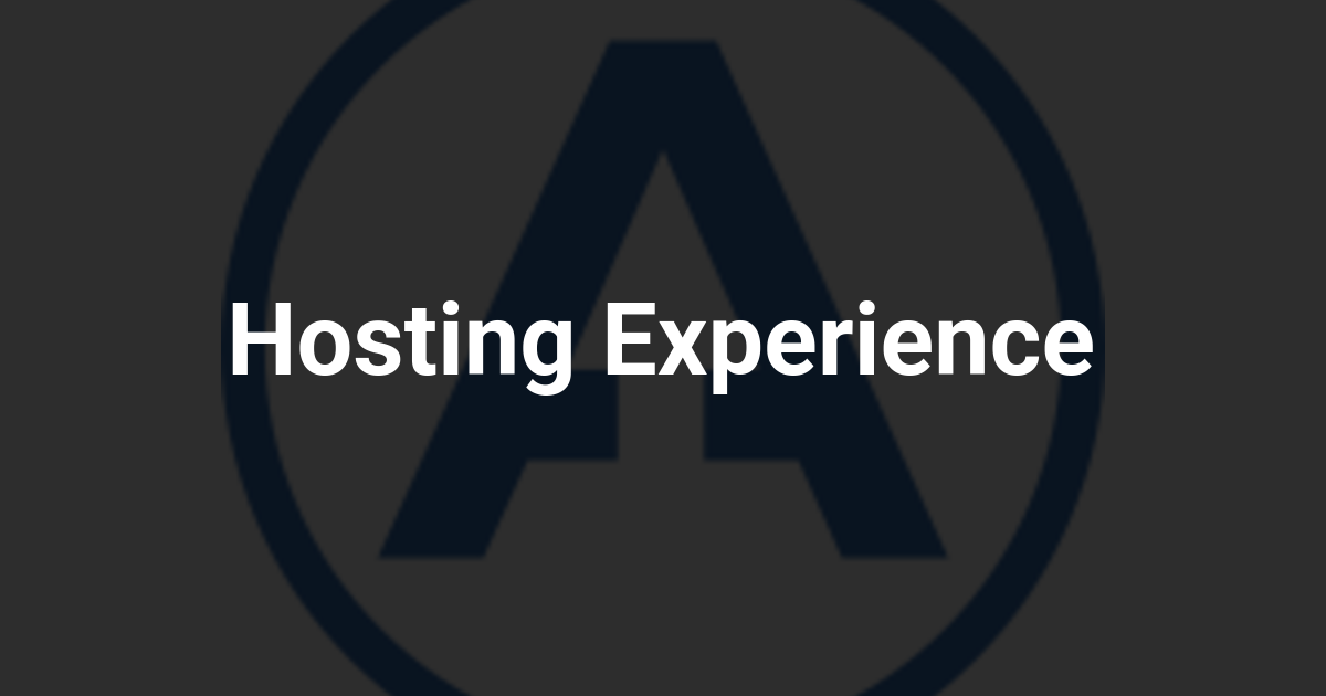 Hosting Experience