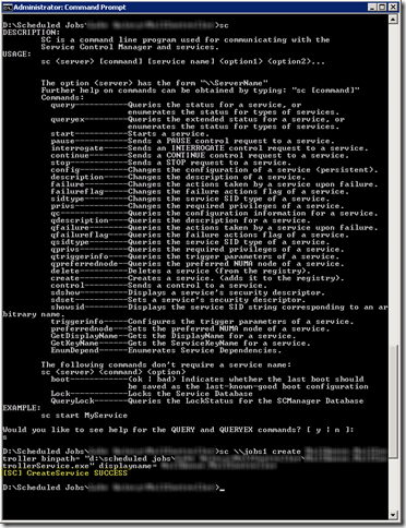 Install Application as Service on Windows Server 2008