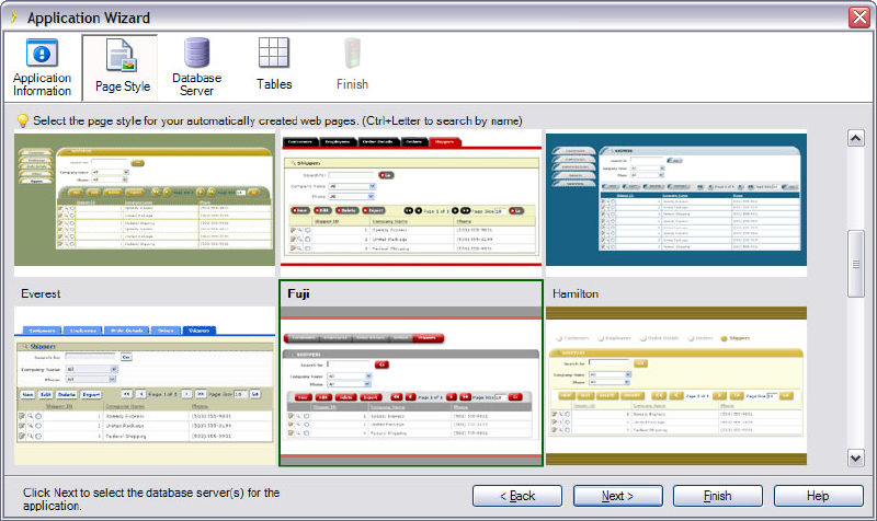 Iron Speed Application Wizard