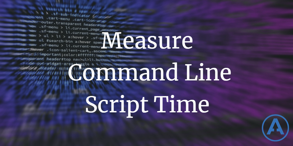 How to measure elapsed time of command line tools using PowerShell