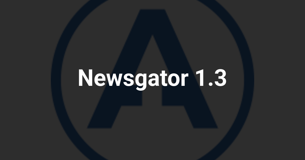 Newsgator 1.3