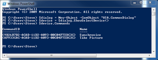 nikon d3000 powershell