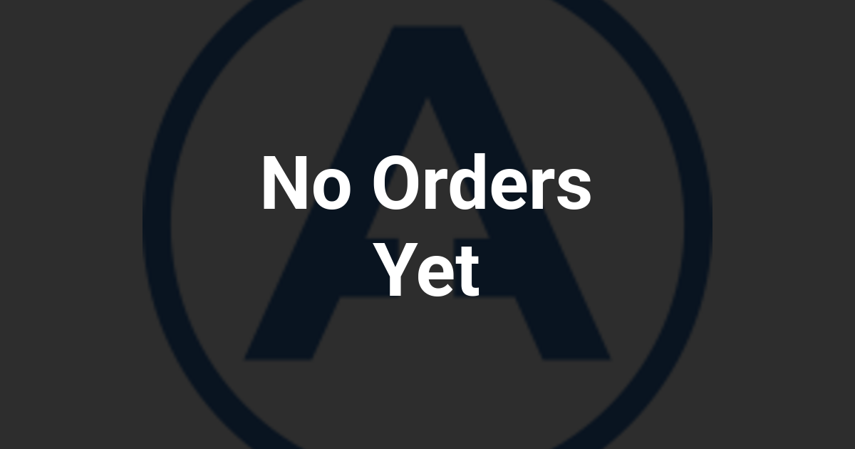 No Orders Yet