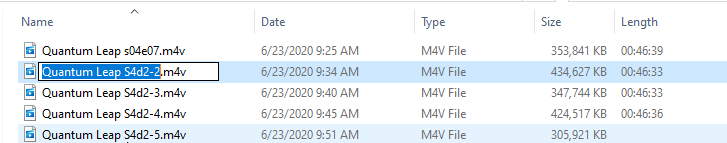 plex file naming