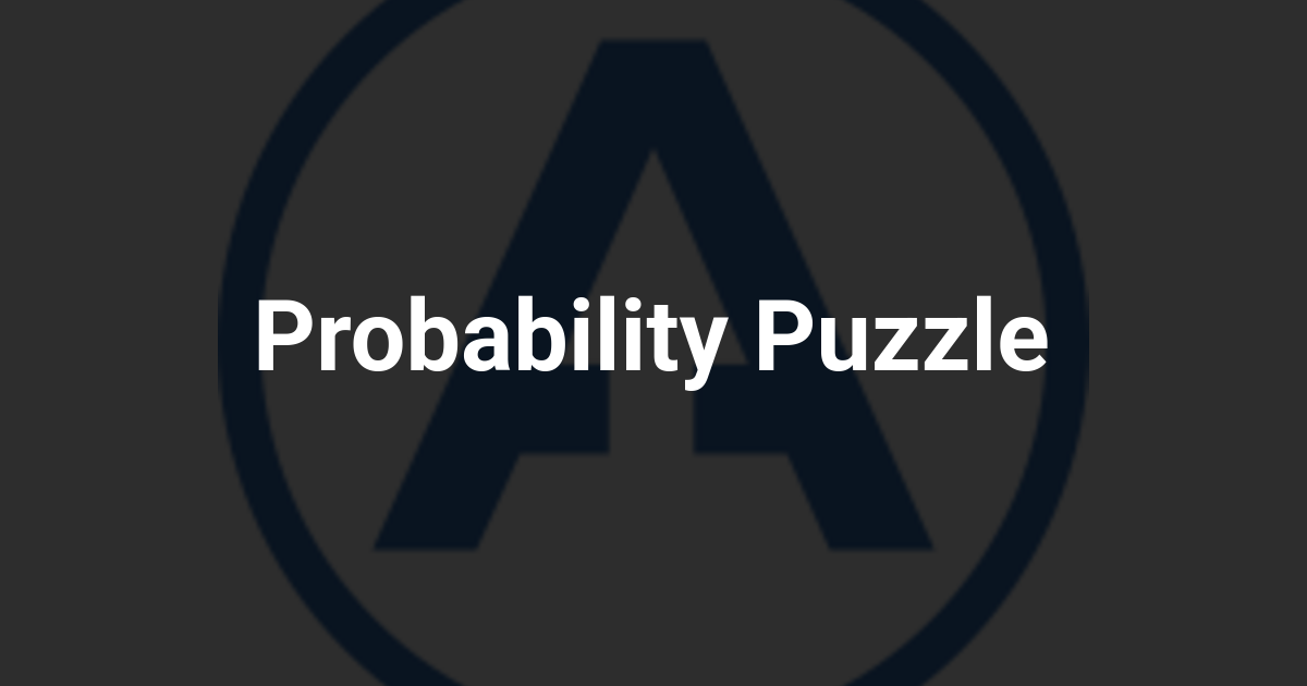 Probability Puzzle