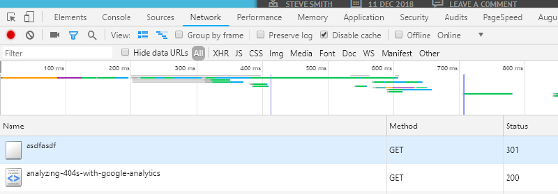 Redirect /asdfasdf here
