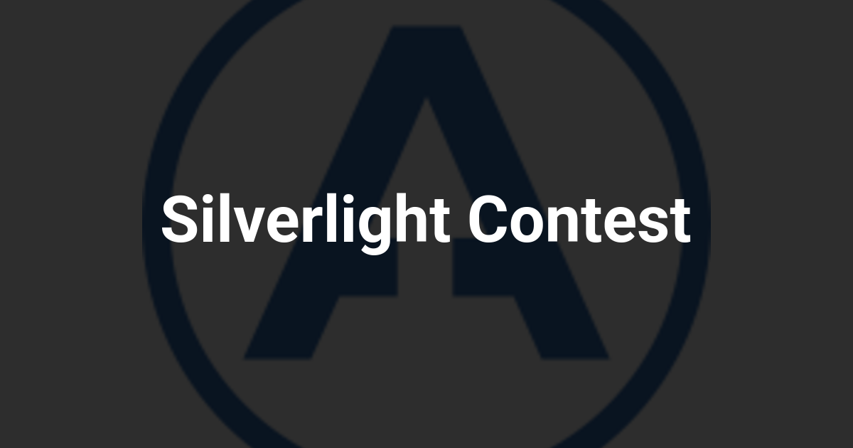 Silverlight Contest
