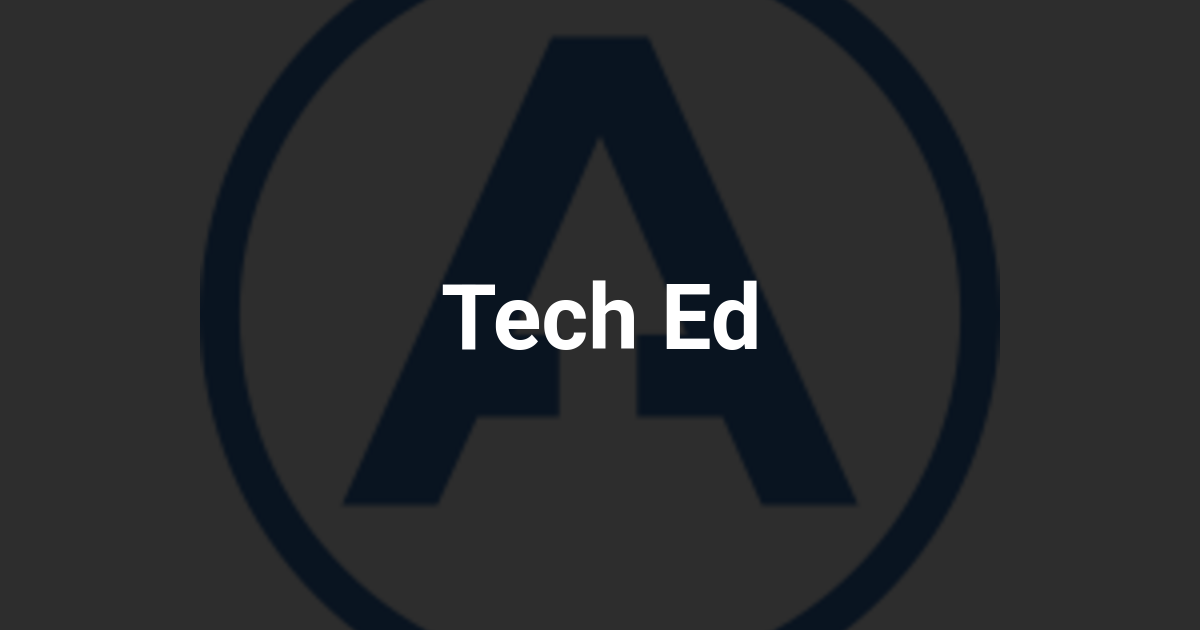 Tech Ed