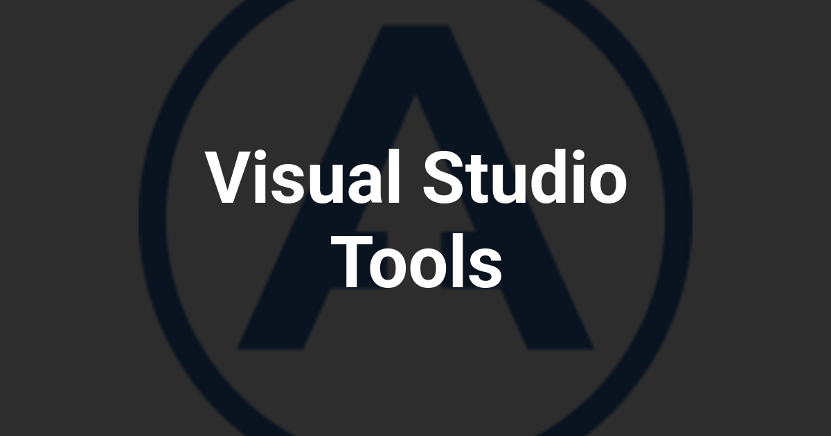 Visual Studio Tools