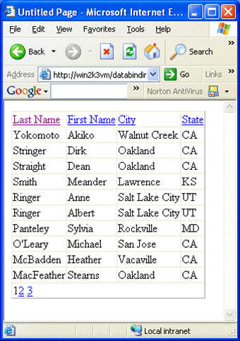 GridView Screenshot